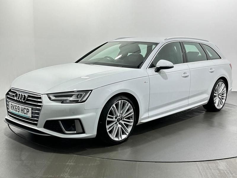 Used Audi A4 S-Line 245 HP (180 kW) 2019 White Estate