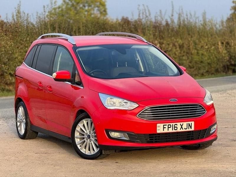 Red Used 2016 Ford Grand C-Max Titanium MPV | £7,499 (Fair price) - Image 1/4