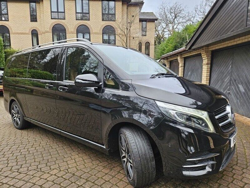 Black Used 2019 Mercedes V250 AMG line MPV | £69,750 - Image 1/4
