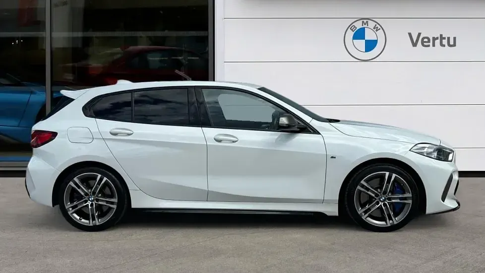 Used BMW M135 Comfort Edition 306 HP (225 kW) 2021 Alpine white Hatchback