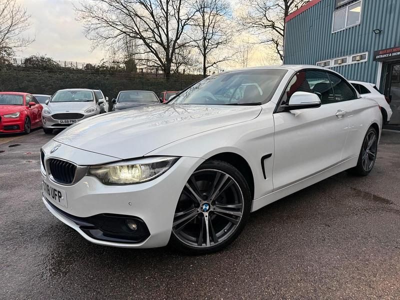 White Used 2018 BMW 420 Sport Line Cabriolet | £12,220 (Good price) - Image 1/4