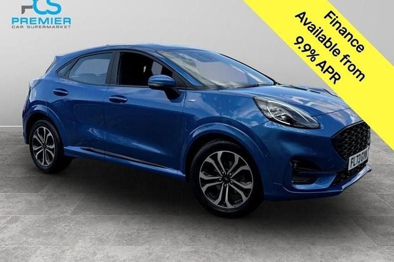 Desert island blue (exclusive paint) Used 2023 Ford Puma ST-Line SUV | £12,395 (Fair price) - Image 1/1