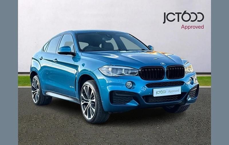 Blue Used 2018 BMW X6 M Sport SUV | £27,000 (A bit pricey) - Image 1/4