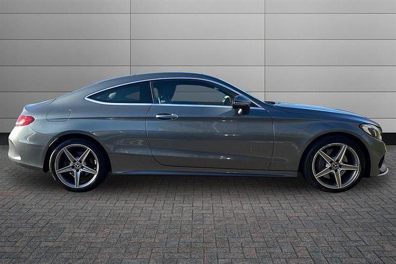 Used Mercedes C250 AMG Line Premium Plus 204 HP (150 kW) 2017 Grey Coupe