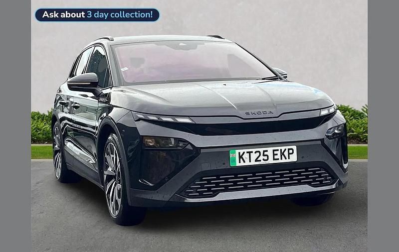 Black Used 2025 Skoda Elroq SportLine SUV | £34,999 (Fair price) - Image 1/4