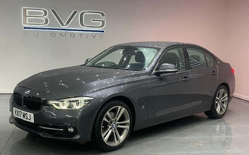 Grey Used 2017 BMW 330e Sport Line Sedan | £9,994 (Fair price) - Image 1/4
