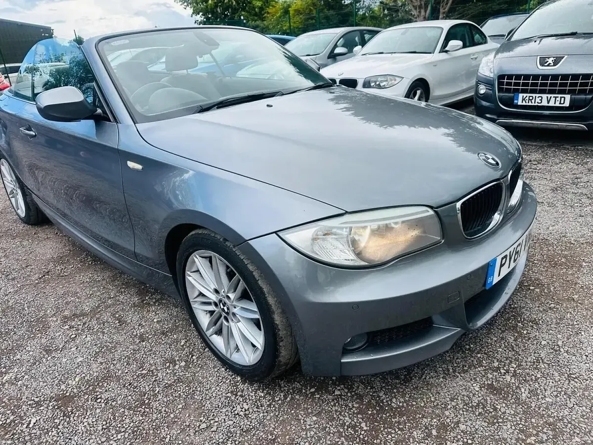 Used BMW 118 Cabriolet M Sport 143 HP (105 kW) 2011 Grey Cabriolet