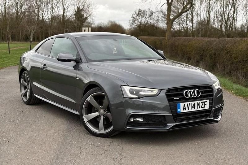Used Audi A5 Black Edition 245 HP (180 kW) 2014 Grey Coupe