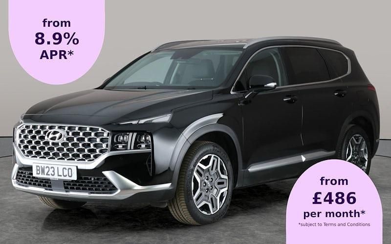 Black Used 2023 Hyundai Santa Fe Premium SUV | £31,792 (Fair price) - Image 1/2