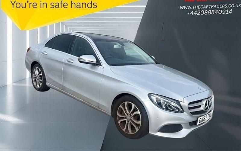 Silver Used 2017 Mercedes C220 Sedan | £11,488 (Super price) - Image 1/4