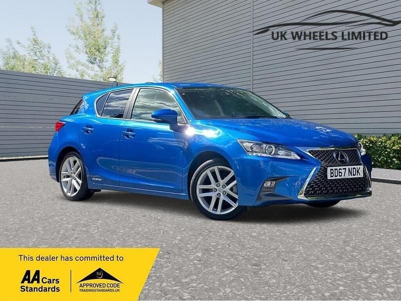 Blue Used 2017 Lexus CT200h Luxury Line Hatchback | £11,990 (Good price) - Image 1/3