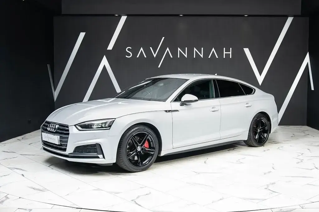 Used Audi A5 Sportback S-Line 252 HP (185 kW) 2018 White Hatchback
