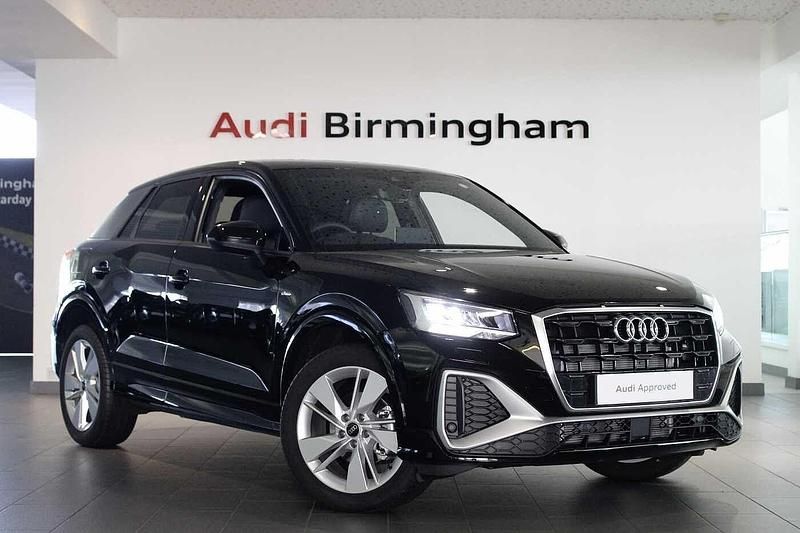 Mythos black metallic Used 2025 Audi Q2 S-Line SUV | £31,950 (Expensive) - Image 1/4