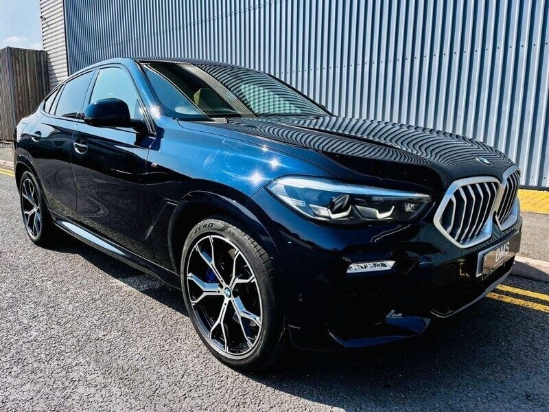 Black Used 2020 BMW X6 M Sport SUV | £34,450 (A bit pricey) - Image 1/4