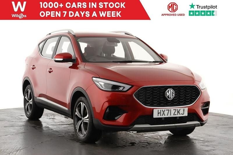 Used MG ZS Excite 2021 Red Hatchback