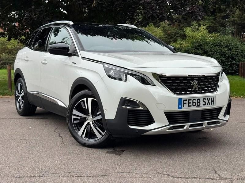 White Used 2018 Peugeot 3008 GT-line SUV | £12,495 (Fair price) - Image 1/4