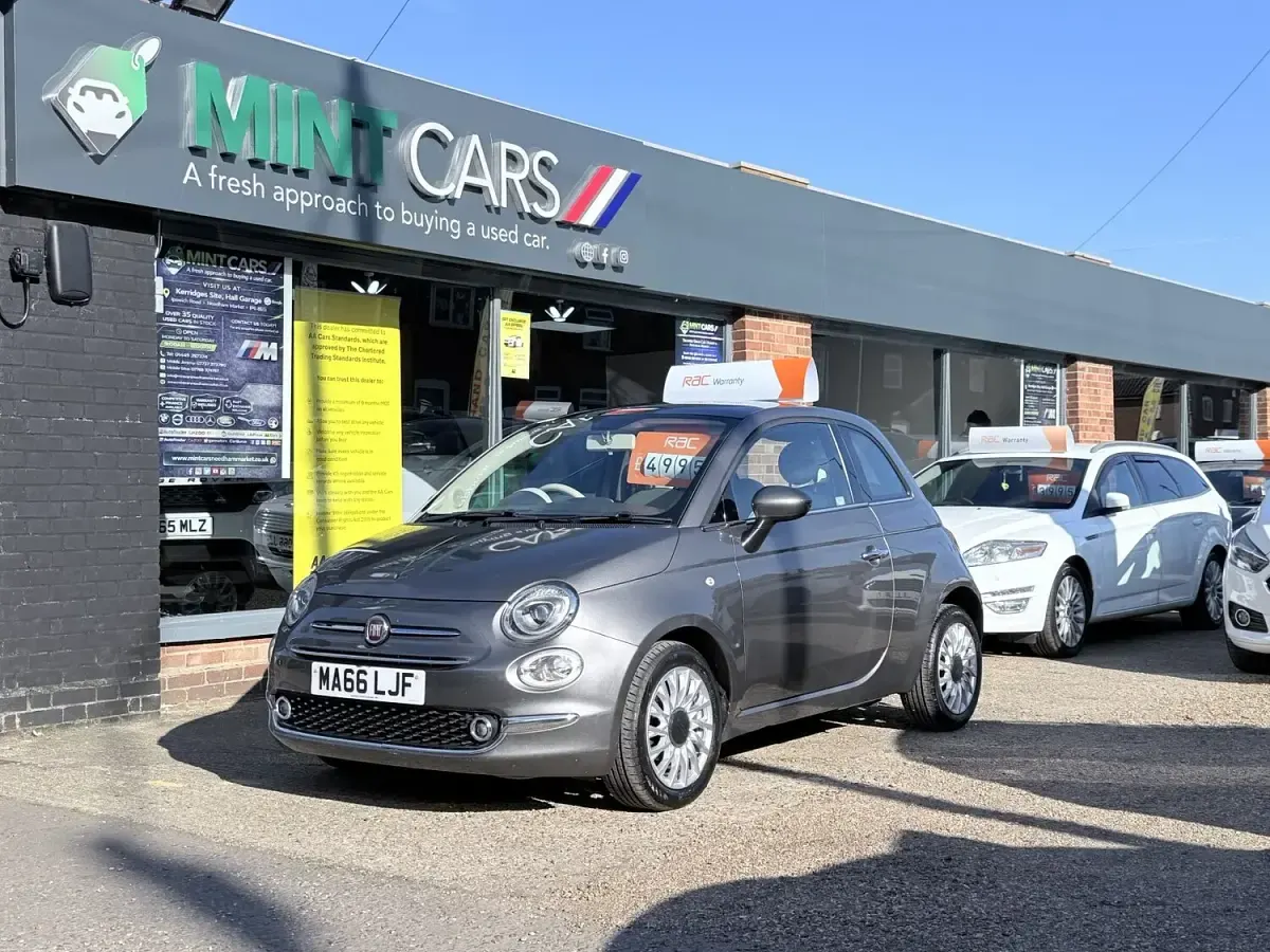 Used Fiat 500 Lounge 69 HP (50 kW) 2016 Grey Hatchback