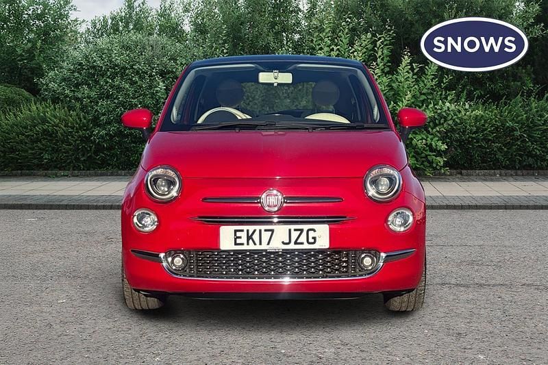 Used Fiat 500 Lounge 69 HP (50 kW) 2017 Red Hatchback