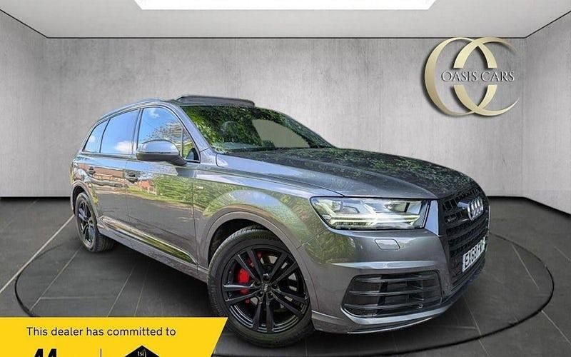 Grey Used 2018 Audi Q7 S-Line SUV | £29,995 (Good price) - Image 1/4