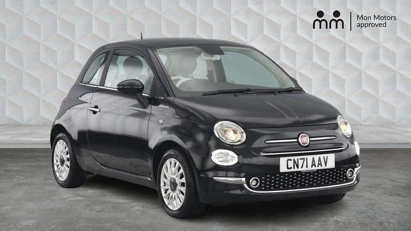 Black Used 2021 Fiat 500 Dolcevita Hatchback | £9,450 (Fair price) - Image 1/4