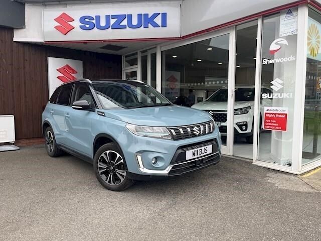 Ice greyish blu Used 2022 Suzuki Vitara SZ5 SUV | £17,899 (Fair price) - Image 1/1