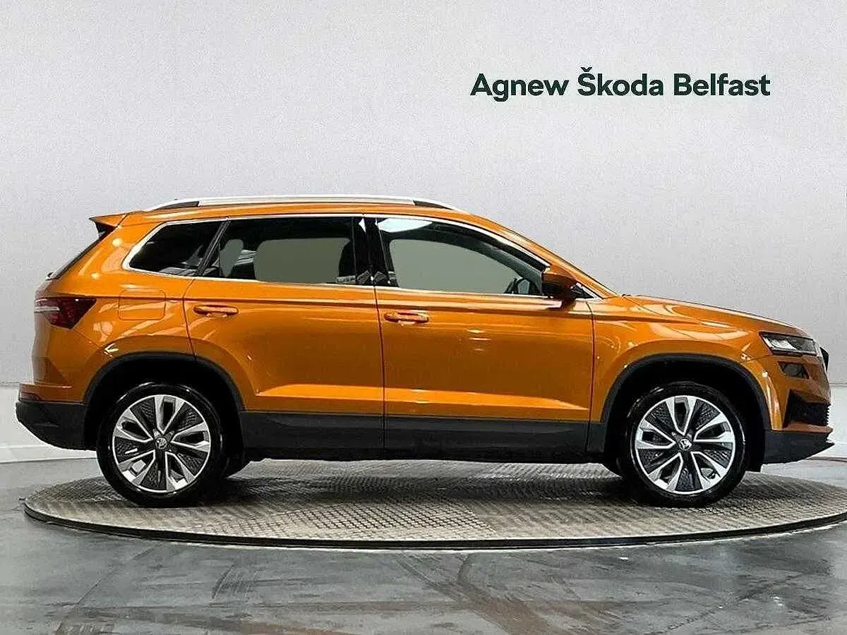 Gebraucht Skoda Karoq SE L 110 PS (80 kW) 2023 Orange SUV
