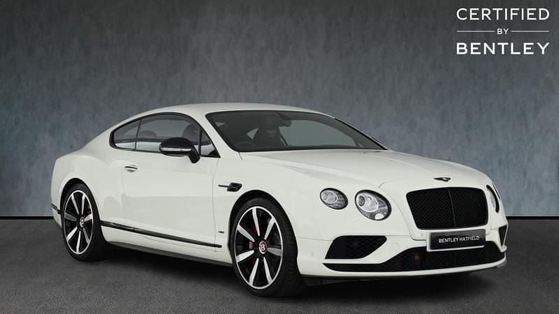 Used Bentley Continental 528 HP (388 kW) 2017 Glacier white Coupe