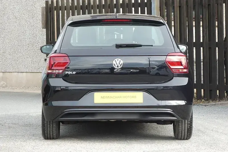 Used VW Polo SE 95 HP (69 kW) 2019 Black Hatchback