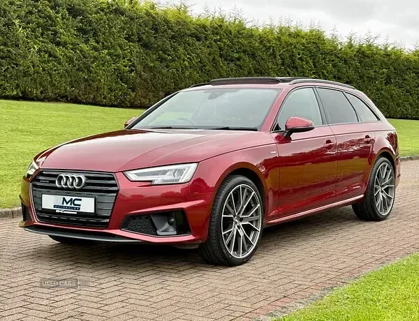 Used Audi A4 S-Line 190 HP (139 kW) 2019 Red Estate