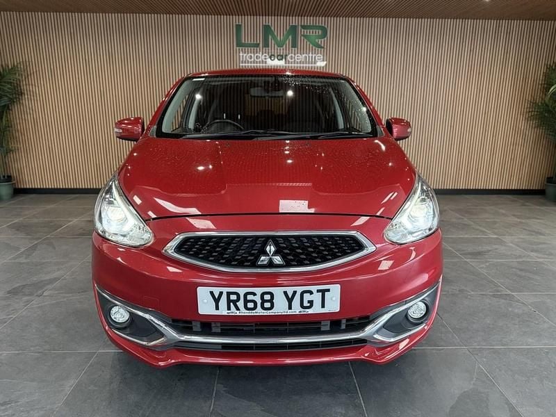 Used Mitsubishi Mirage 2018 Red Hatchback