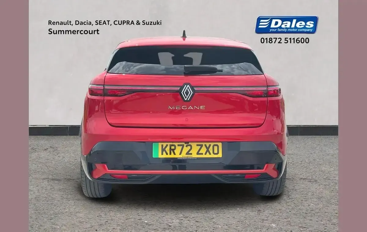 Used Renault Megane E-Tech Techno 160 kW (218 HP) 2022 Red Hatchback