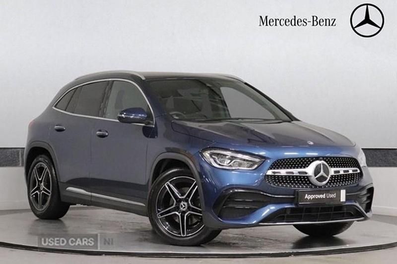 Used Mercedes GLA200 AMG Line Premium 163 HP (119 kW) 2023 Blue SUV