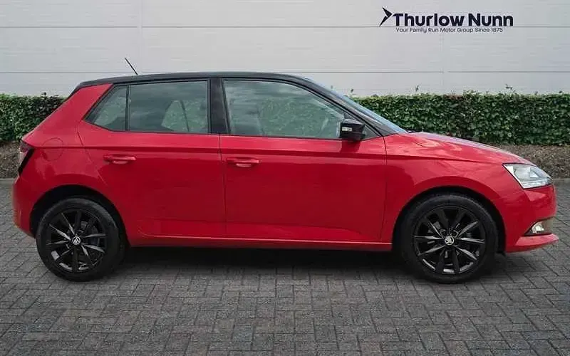 Used Skoda Fabia Colour Edition 95 HP (69 kW) 2020 Red Hatchback