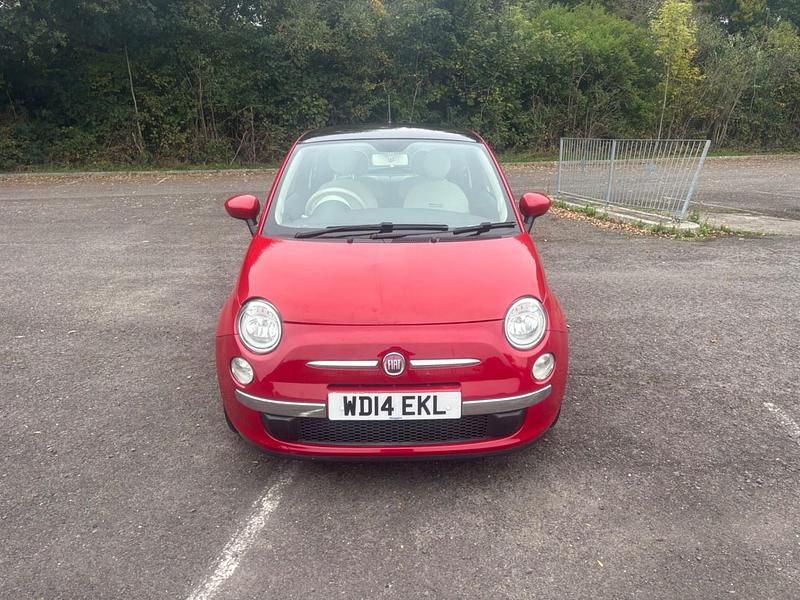 Used Fiat 500 Lounge 69 HP (50 kW) 2014 Red Hatchback