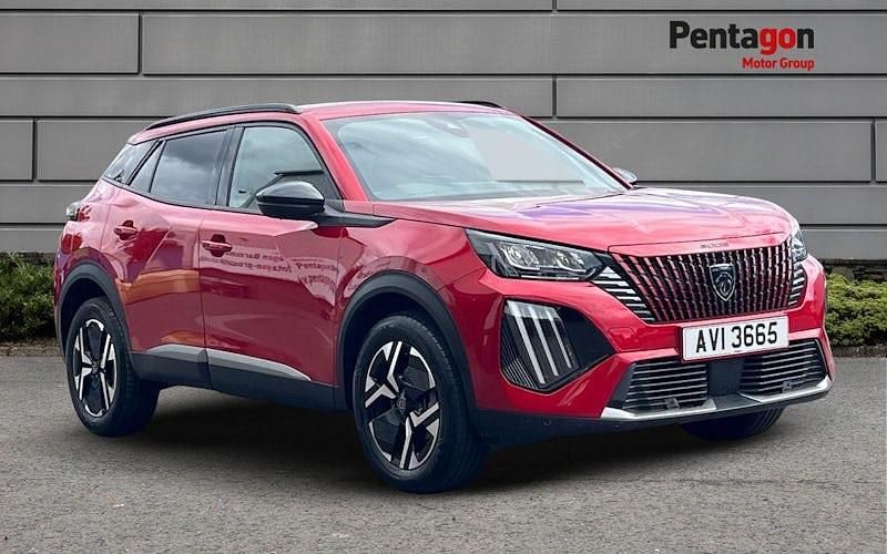 Red Used 2024 Peugeot 2008 Allure SUV | £18,947 (Fair price) - Image 1/4