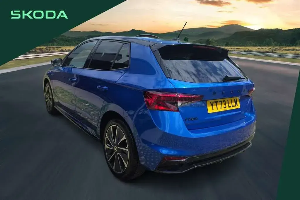 Used Skoda Fabia Monte Carlo 108 HP (79 kW) 2023 Blue Hatchback
