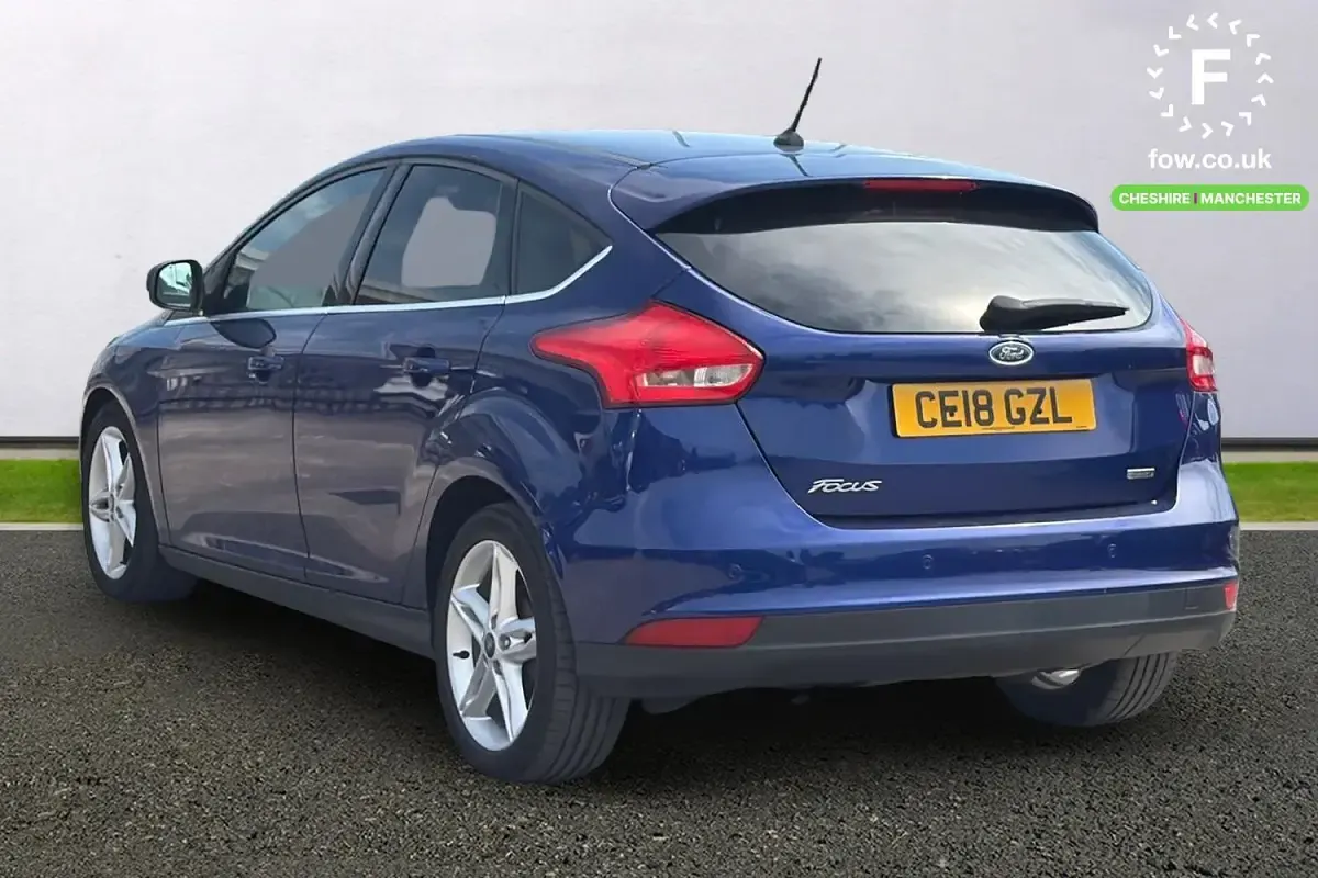 Used Ford Focus Titanium 2018 Blue Hatchback