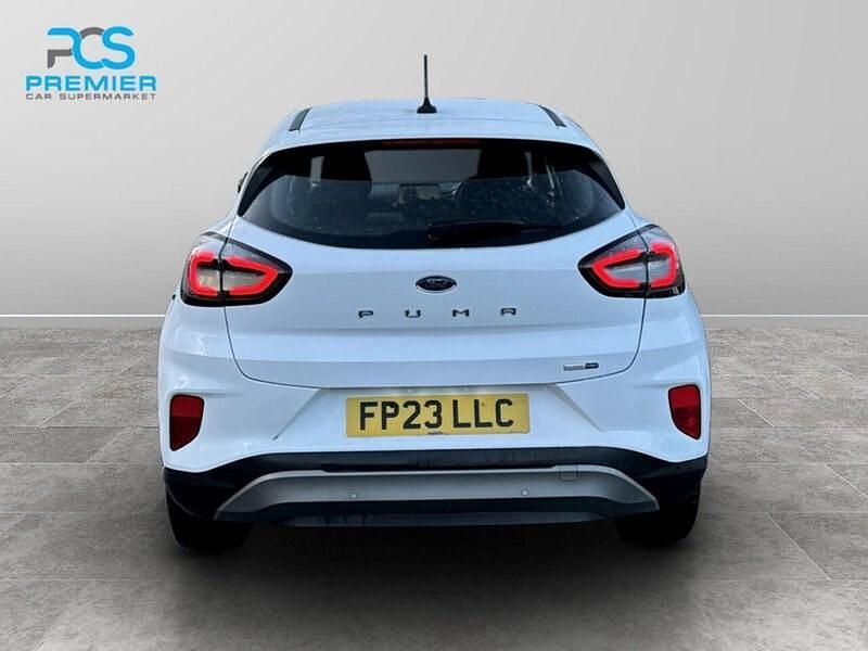 Used Ford Puma Titanium 125 HP (91 kW) 2023 Frozen white (premium paint) SUV
