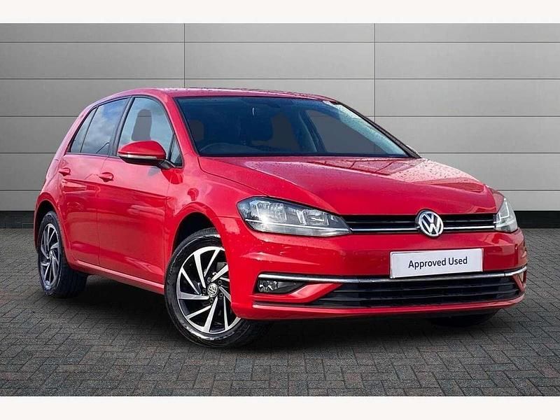 Red Used 2019 VW Golf VII Match Hatchback | £12,995 (Fair price) - Image 1/4