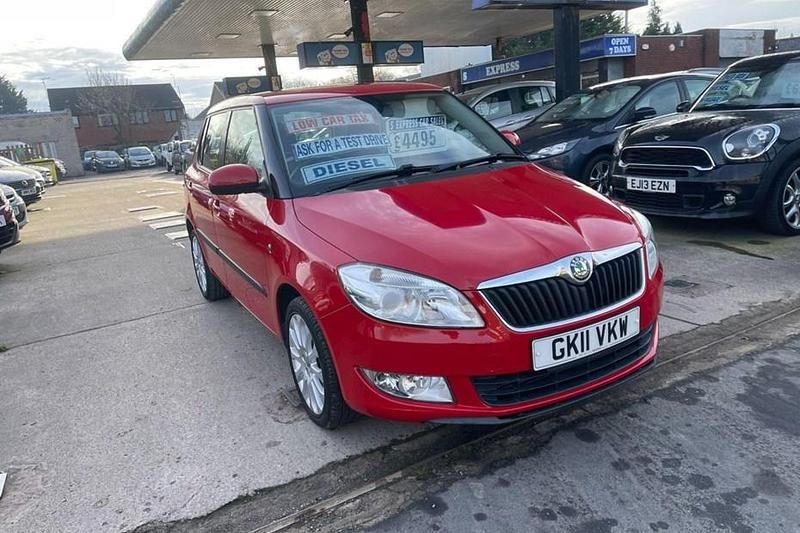 Used Skoda Fabia Elegance 2011 Red Hatchback