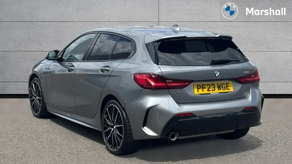 Used BMW 118 M Sport 136 HP (100 kW) 2023 Skyscraper grey metallic Hatchback