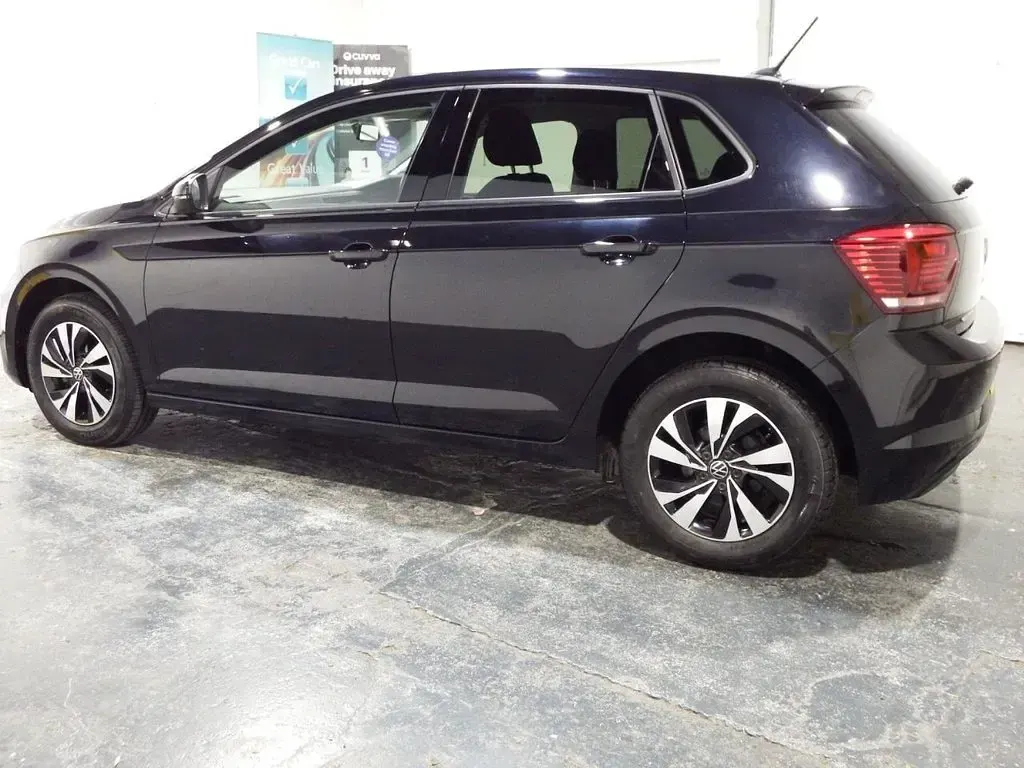 Used VW Polo Match 95 HP (69 kW) 2021 Black Hatchback