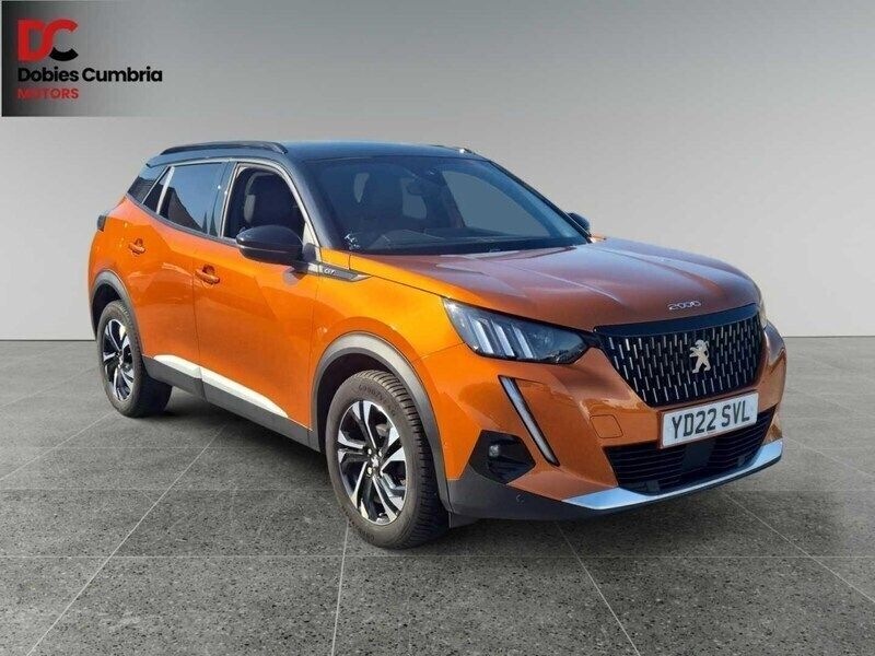 Orange Used 2022 Peugeot 2008 GT SUV | £15,950 (Fair price) - Image 1/4