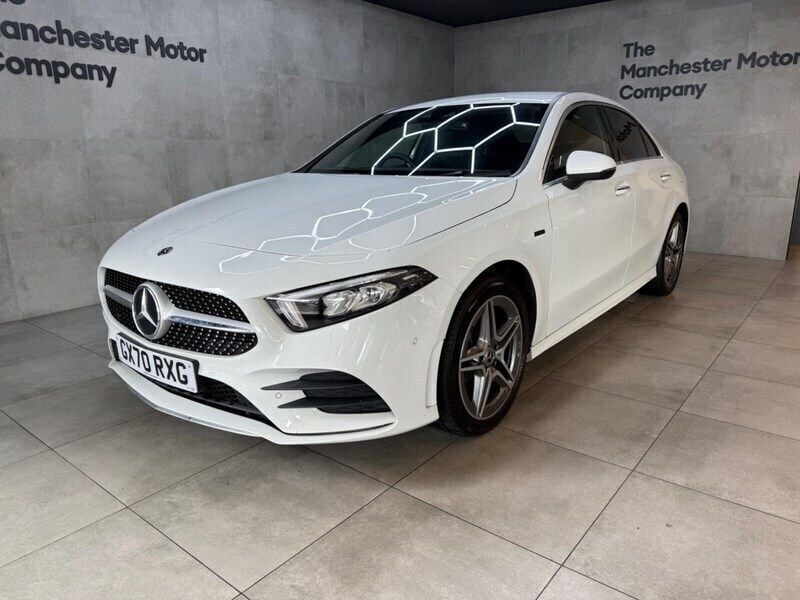 White Used 2020 Mercedes A250 AMG line Sedan | £17,870 (Fair price) - Image 1/4
