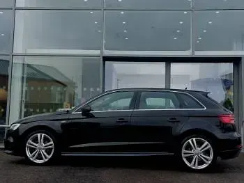 Used Audi A3 S-Line 150 HP (110 kW) 2018 Black Sedan