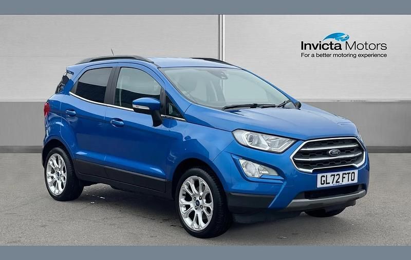 Used Ford Ecosport Titanium 123 HP (90 kW) 2023 Blue SUV