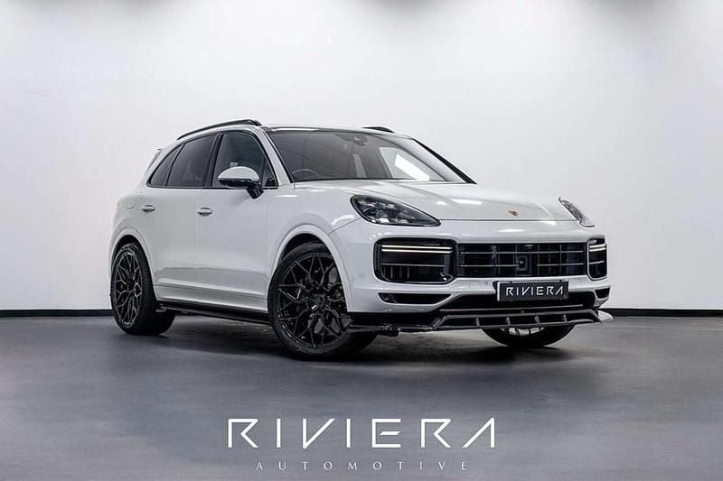 Black Used 2021 Porsche Cayenne Turbo SUV | £66,595 (Good price) - Image 1/1