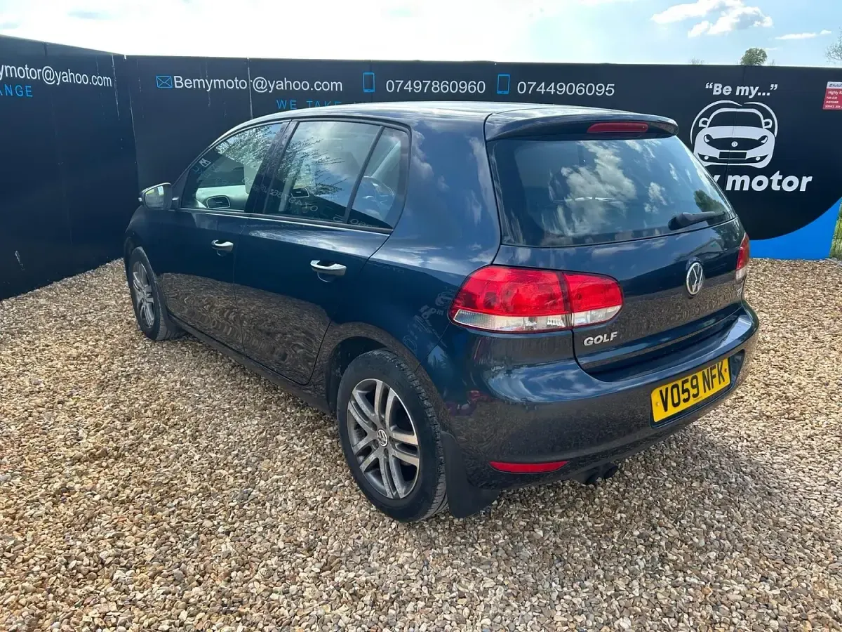 Used VW Golf VI SE 122 HP (89 kW) 2009 Blue Hatchback