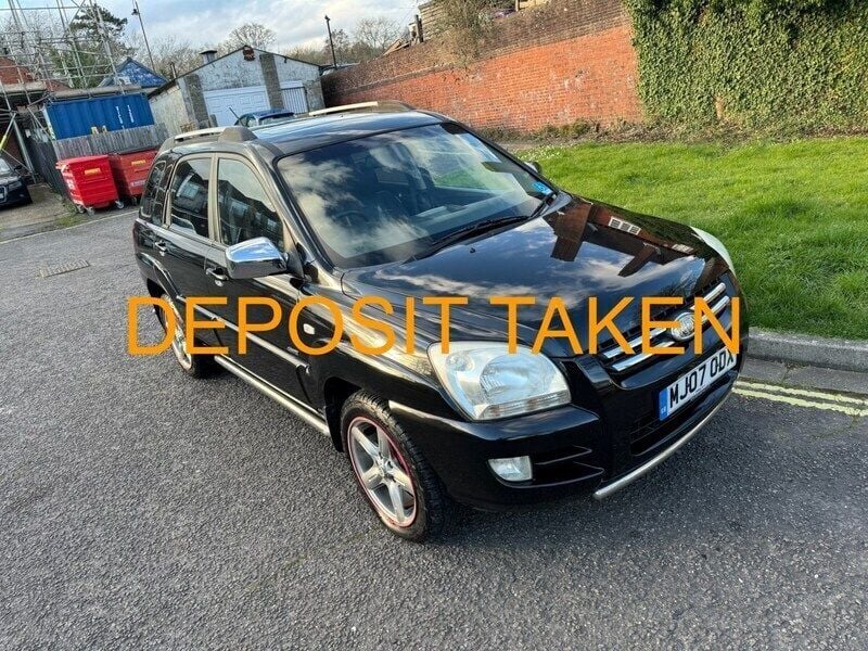 Black Used 2007 Kia Sportage 2 SUV | £2,495 (Fair price) - Image 1/4