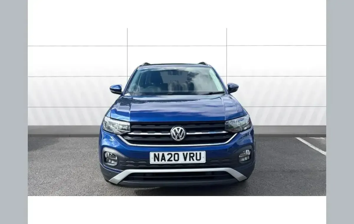 Used VW T-Cross SE 95 HP (69 kW) 2020 Blue SUV